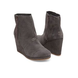 TOMS Desert Wedge Bootie